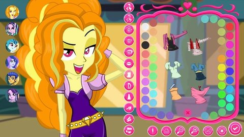 小马装扮(Pony Dress Up Dazzlings)游戏