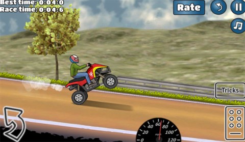 特技摩托车挑战（Wheelie Challenge）游戏