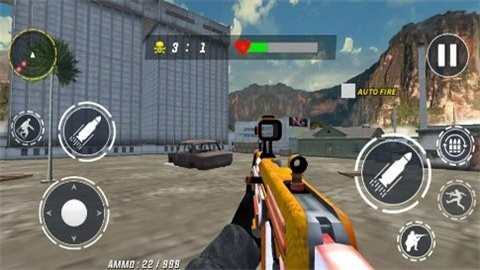 突击队射击枪3D游戏