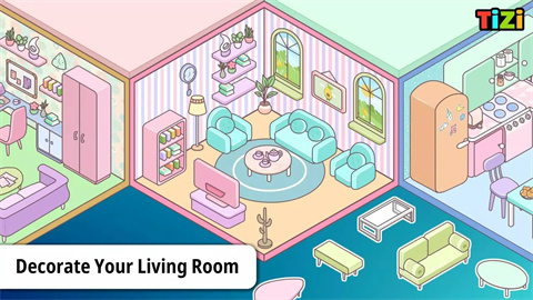 蒂奇镇娃娃屋装饰（Tizi Dollhouse Decoration）游戏