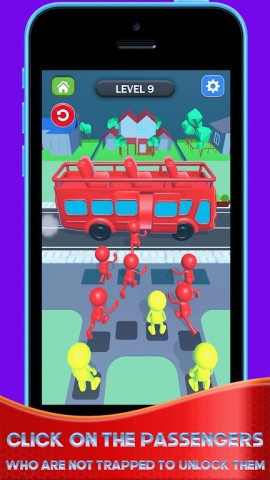 大客车颜色乘客排序（Bus Jam Sort） 第1张图