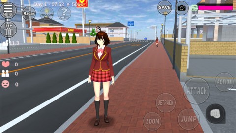 樱花校园英文版（SAKURA SchoolSimulator）游戏