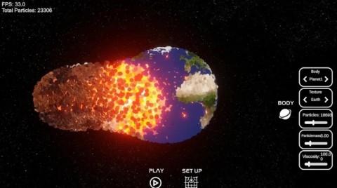 太空摧毁模拟器游戏