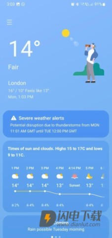三星天气APP