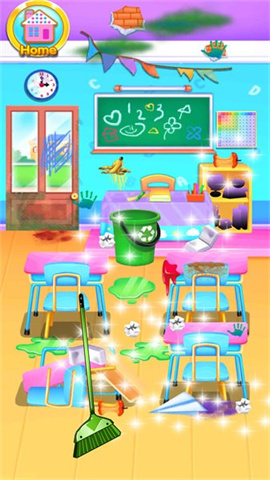 宝贝打扫房间游戏游戏