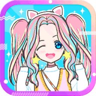 会化妆的时尚女孩