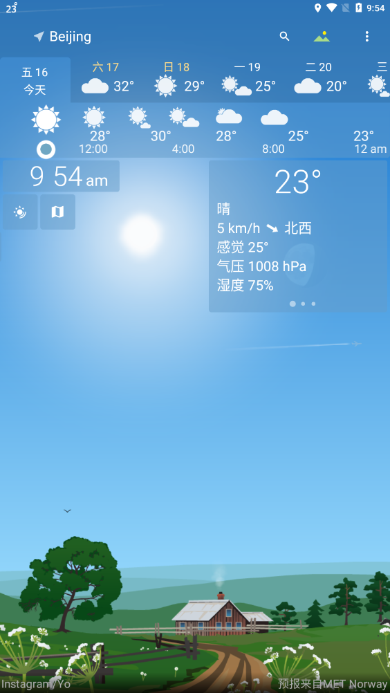 YoWindow天气中文版APP