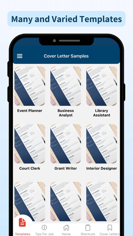求职信模板（Cover Letter Templates）APP
