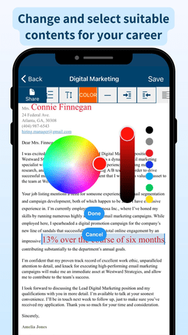 求职信模板（Cover Letter Templates）APP