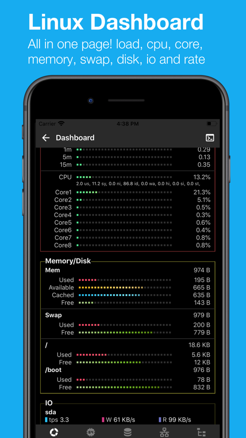 探针实时监控（ServerStatus&SSH Pro）APP