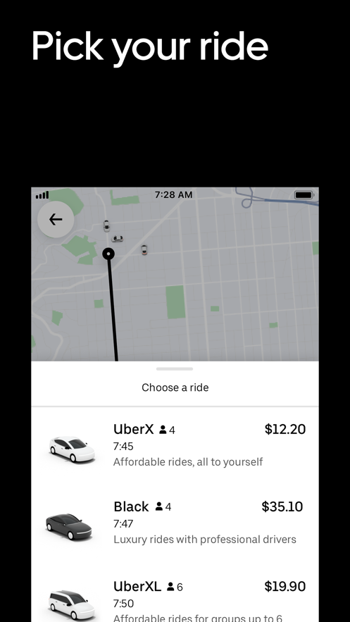 优步请求乘车（Uber-Request a ride）APP