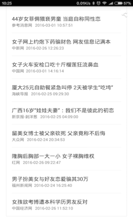 呈现新闻APP