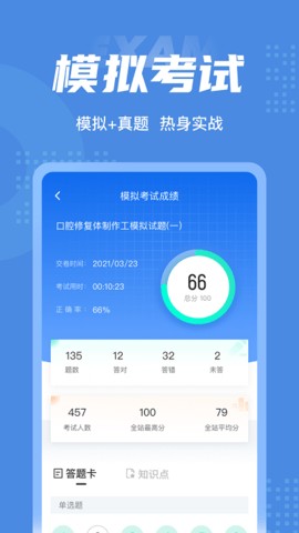 口腔修复体制作工考试APP