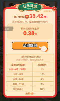 黄金田园红包版游戏