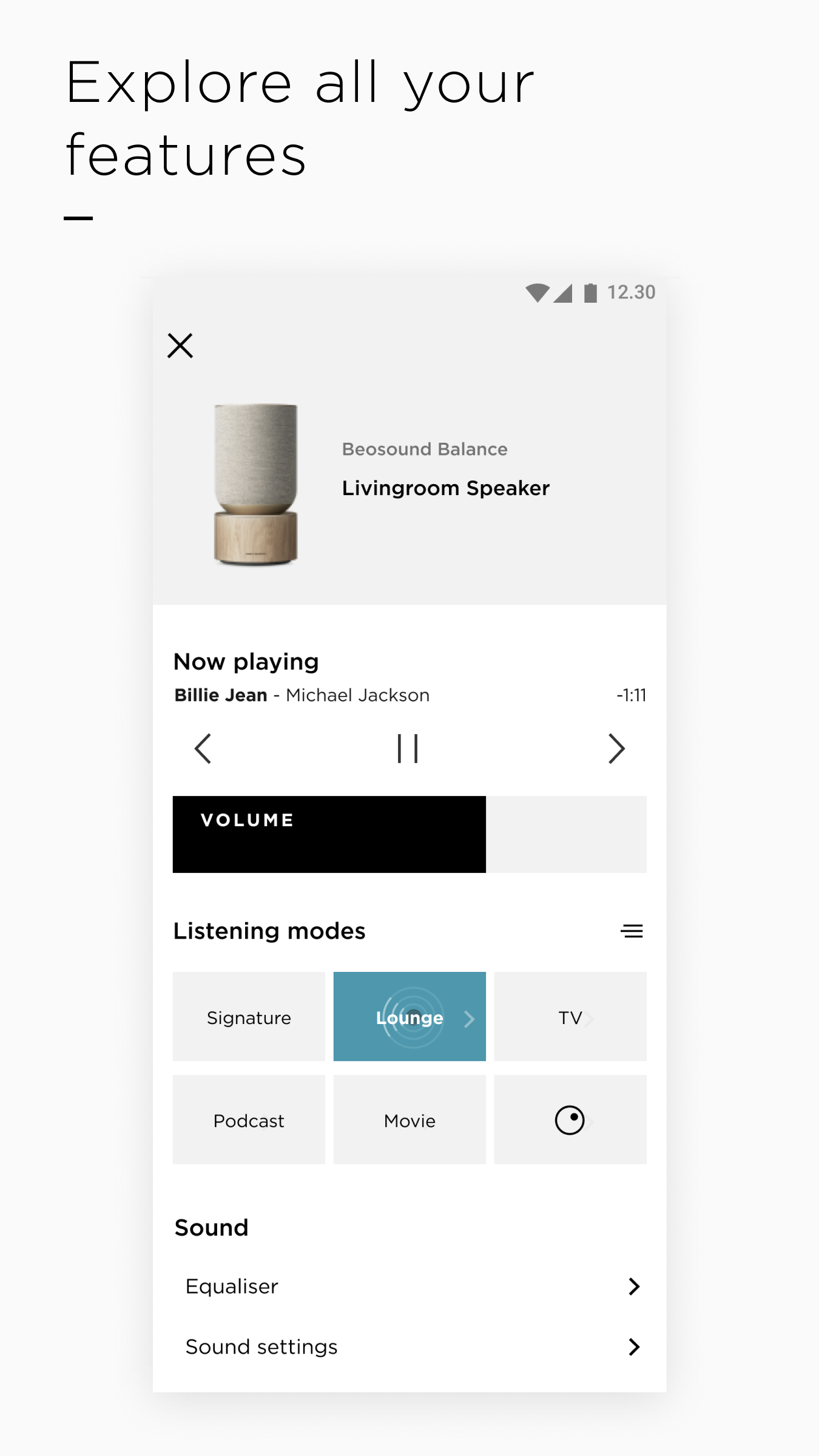 Bang&Olufsen音响APP