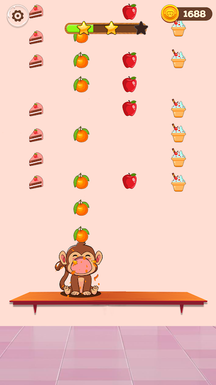 猴子吃彩色水果(MonkeyRunDash)游戏