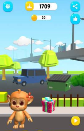 猴子跑酷冒险(Monkeyrun)游戏