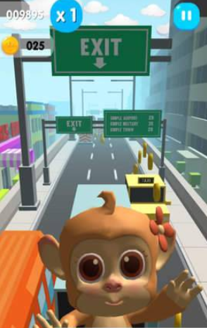 猴子跑酷冒险(Monkeyrun)游戏