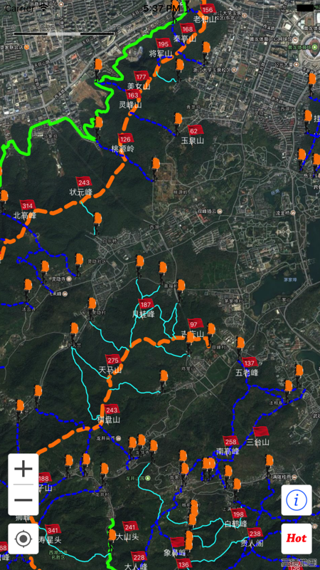 杭州登山地图iosAPP