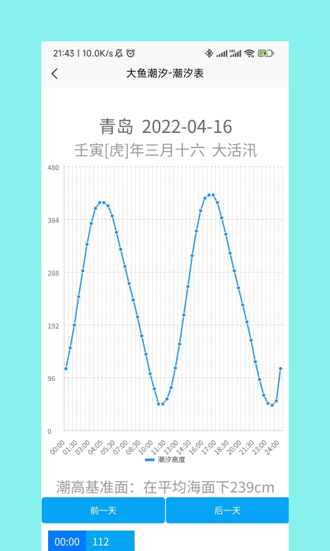 大鱼潮汐表APP