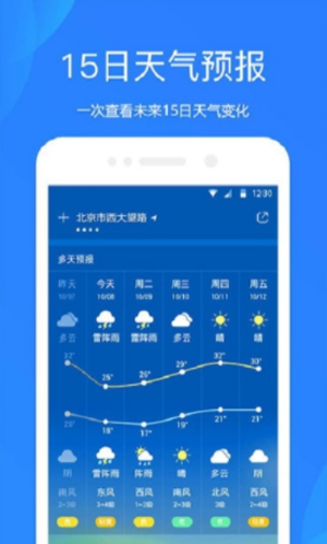 正点天气APP