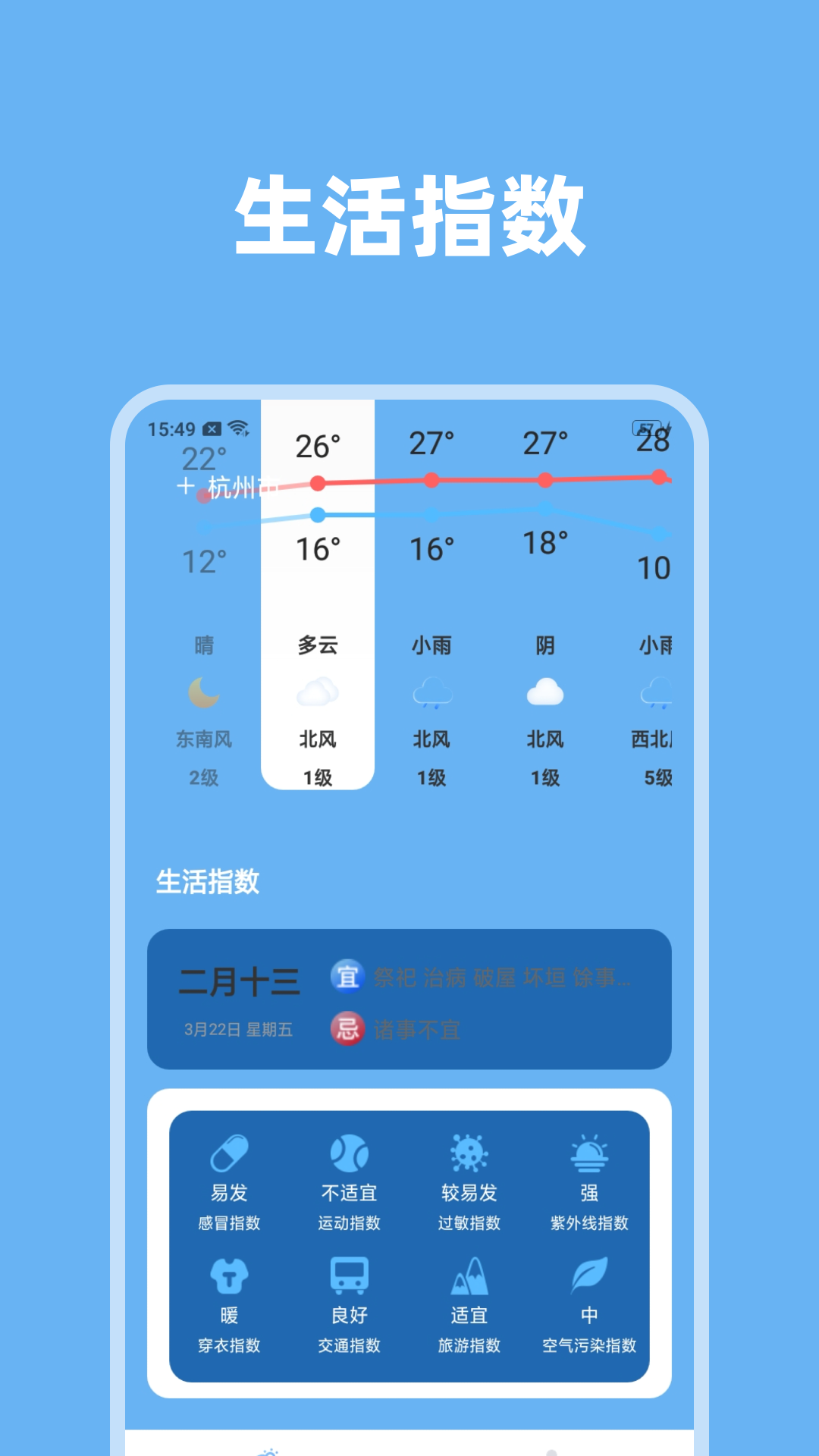 淑芳准时天气APP