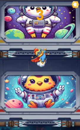 超级小鸡太空游戏