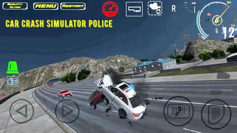 警车碰撞模拟器游戏