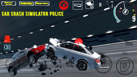 警车碰撞模拟器游戏