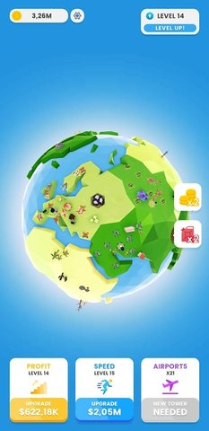 机场空闲大亨(Planes Idle Tycoon)游戏