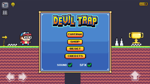 魔鬼陷阱：迷你冒险跑(Devil Trap: Mini Adventure Run)游戏