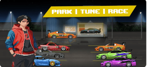 像素汽车鲁莽赛车游戏