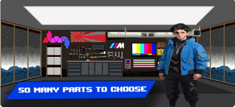 像素汽车鲁莽赛车游戏