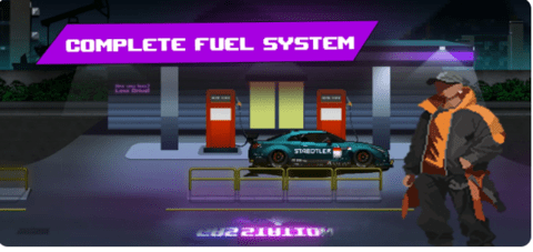 像素汽车鲁莽赛车游戏