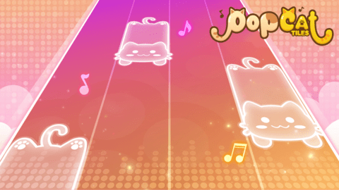 PopCat瓷砖：钢琴与音乐(PopCat Tiles: Piano & Music)游戏