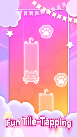 PopCat瓷砖：钢琴与音乐(PopCat Tiles: Piano & Music) 第1张图