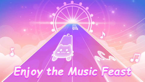 PopCat瓷砖：钢琴与音乐(PopCat Tiles: Piano & Music)游戏