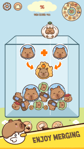 水豚合并(Capybara Merge) 第2张图