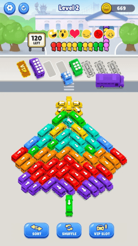 公交车堵塞：交通难题(Bus Jam: Traffic Puzzle) 第3张图