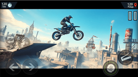 试骑摩托车疯狂特技(Trial bike moto mad stunts)游戏