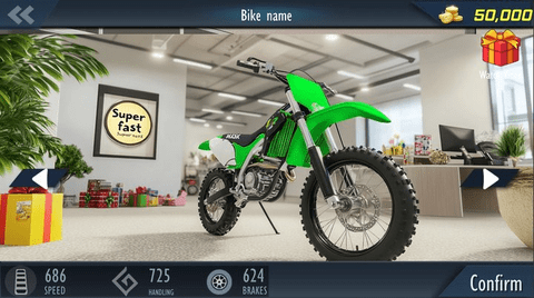 试骑摩托车疯狂特技(Trial bike moto mad stunts)游戏