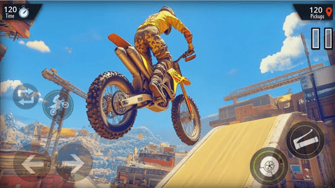 试骑摩托车疯狂特技(Trial bike moto mad stunts) 第3张图