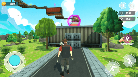 屋顶短跑：跑酷(Rooftop Dash: Parkour )游戏