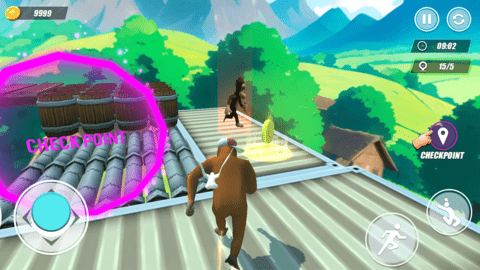 屋顶短跑：跑酷(Rooftop Dash: Parkour )游戏