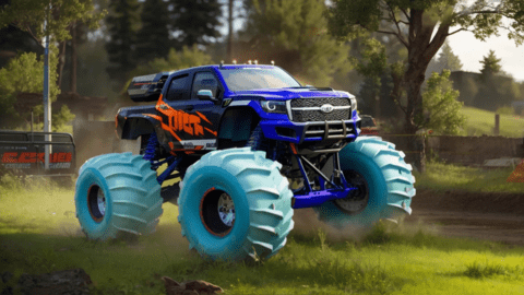 怪物卡车特技(Monster Truck Stunts)游戏