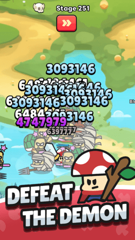 闲置蘑菇英雄：AFK RPG(Idle Mushroom Hero : AFK RPG) 第3张图