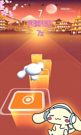 Kuromi瓷砖节拍3D(Kuromi Tiles Beat 3D)游戏
