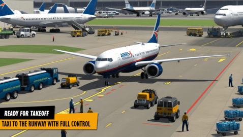 大型喷气式飞机模拟器(Jumbo Jet Plane Simulator)游戏