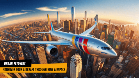 大型喷气式飞机模拟器(Jumbo Jet Plane Simulator)游戏