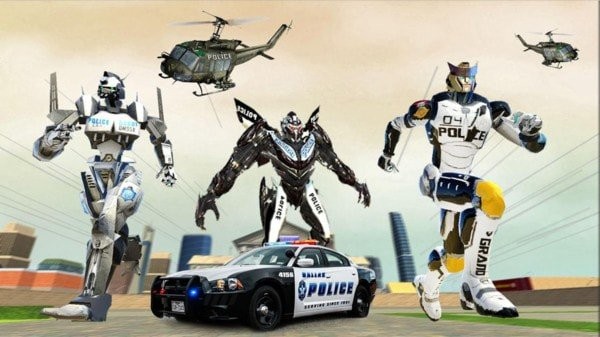 警车改造机器人手游 第1张图